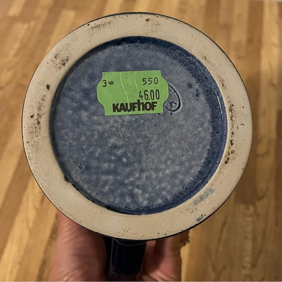 Rein Zinn Blue/white Ceramic Pewter Lid Beer Stein/Barware/Home Decor/Man Cave - Picture 7 of 9